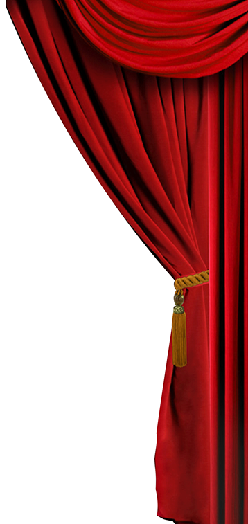 right theater stage curtain
